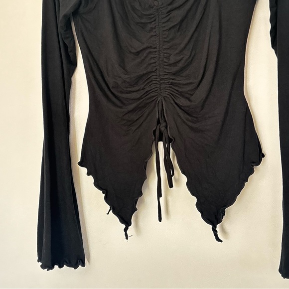 Urban Outfitters Cinched Ruched Cropped Top Medium A48 - Picture 10 of 16